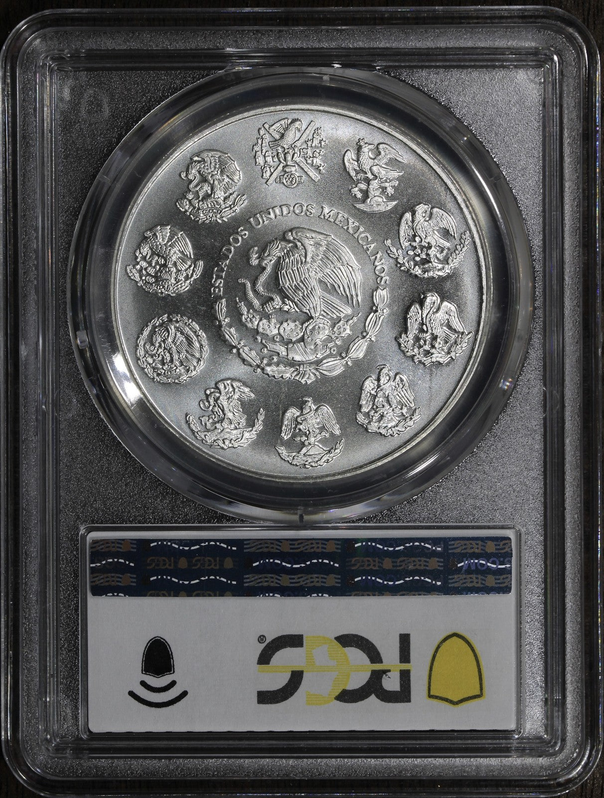 2005-Mo (MS68) 1 oz Silver Libertad Onza PCGS - Near Flawless