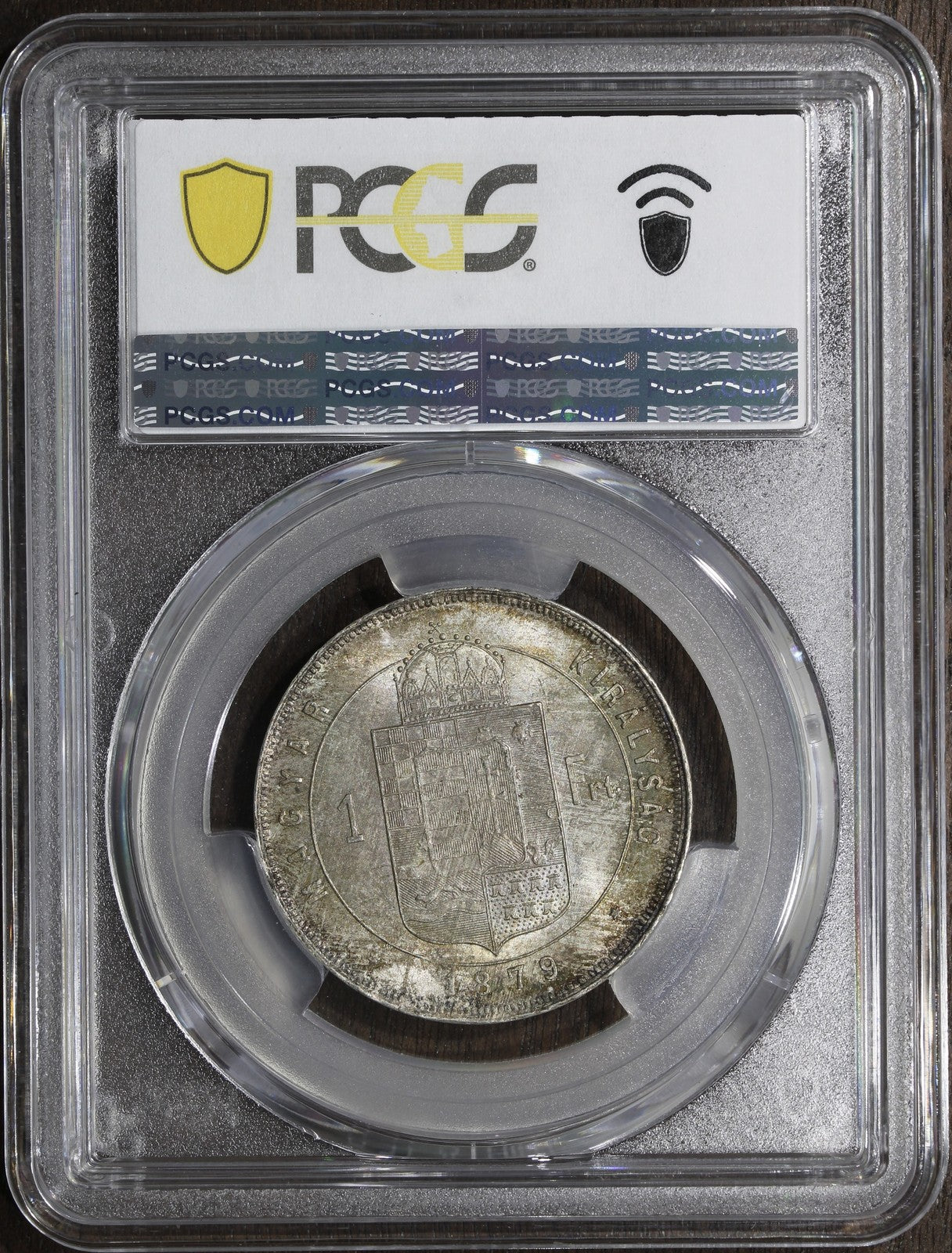1879-KB (MS64) Hungary Franz Joseph Silver Forint PCGS - Nice Luster