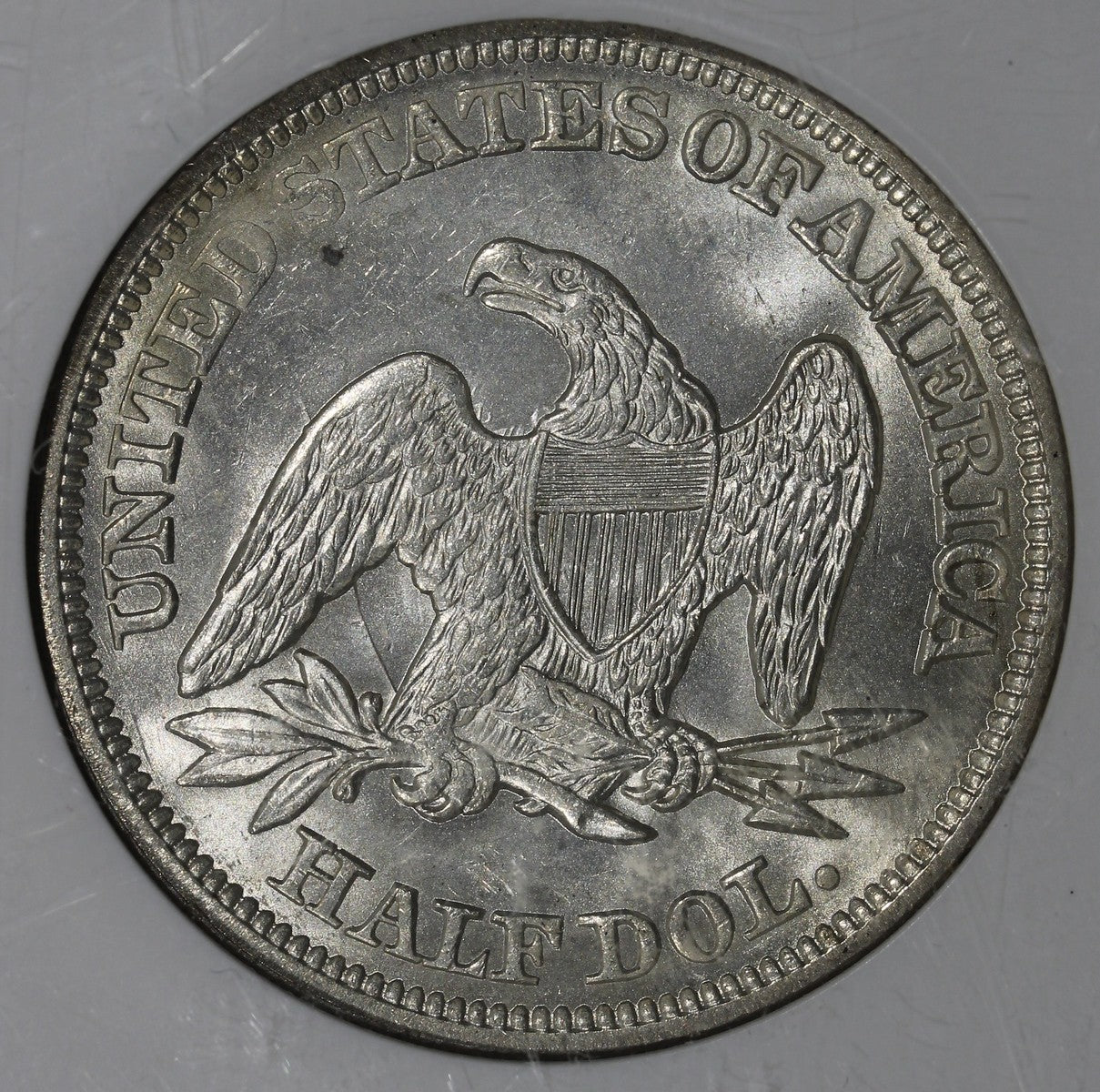 1858 (MS65) Seated Liberty Half Dollar 50C NGC - GEM Seated Half