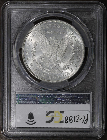 1878 7TF (MS63) Morgan Silver Dollar $1 PCGS - 7 Tailfeather