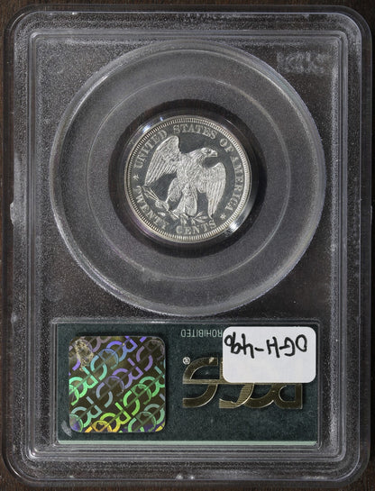 1877 (PR62 CAC) Proof 20 Cent Piece 20C PCGS OGH - Beautiful