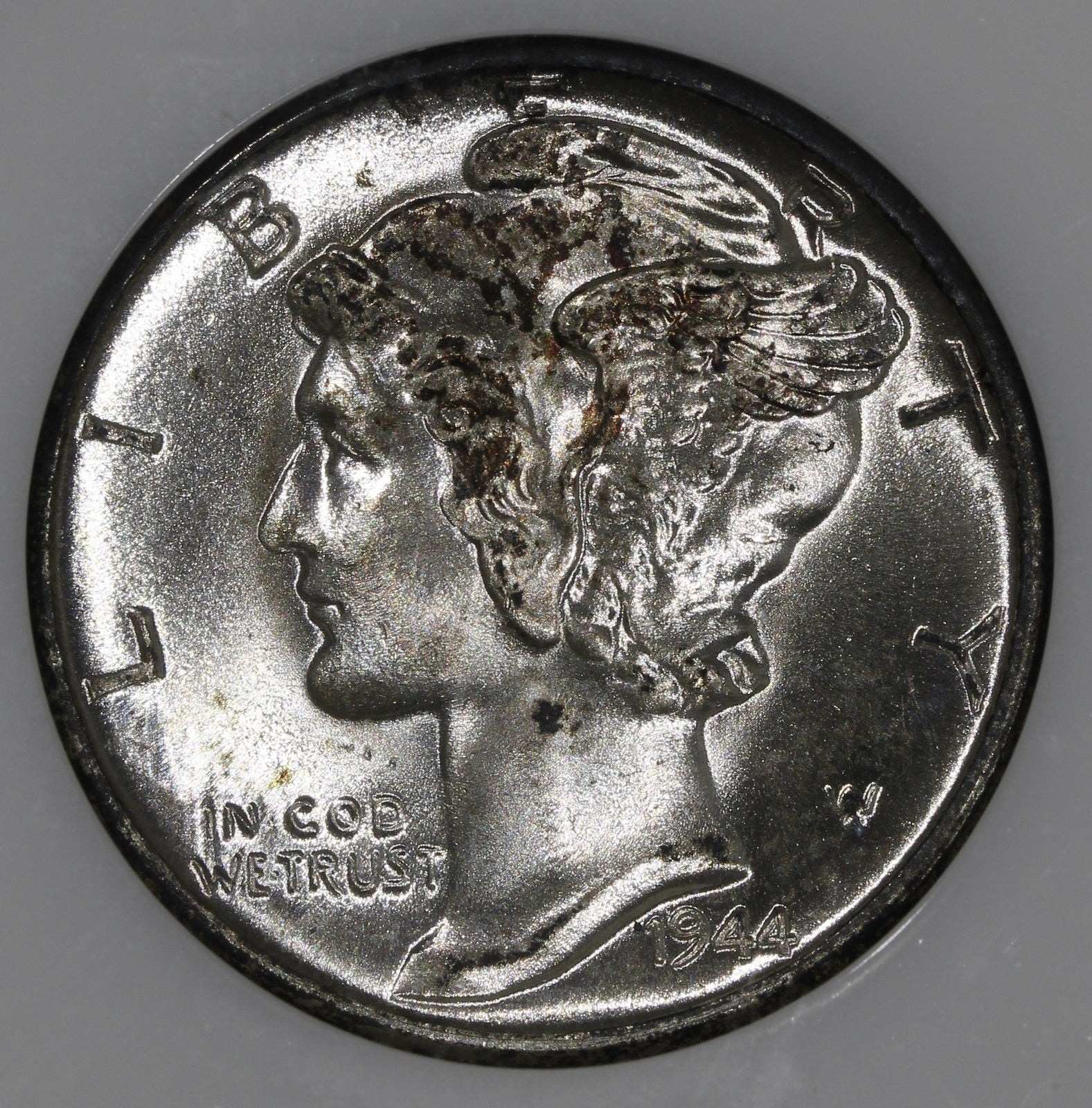 1944 (MS66FB CAC) Mercury Dime 10C NGC FATTY Old Holder