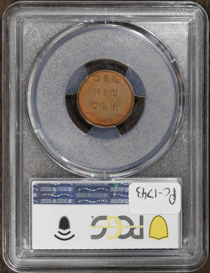 1869 (PR65RB CAC) Pattern Seated Liberty Dime PCGS - Judd-717 TOP POP!