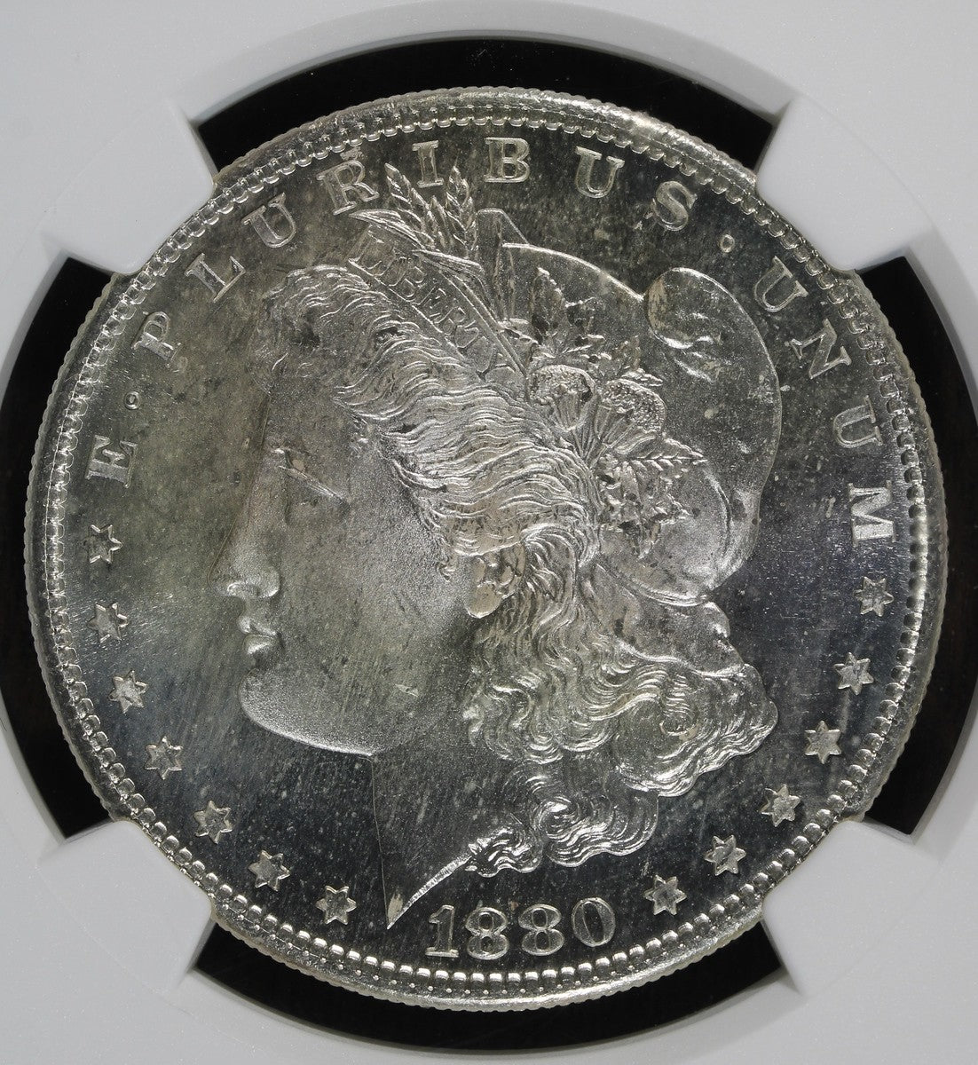 1880-S (MS68) Morgan Silver Dollar $1 NGC - Nearly Perfect. looks PL