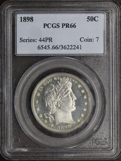 1898 (PR66) Proof Baber Half Dollar 50C PCGS - Slight Cameo Contrast