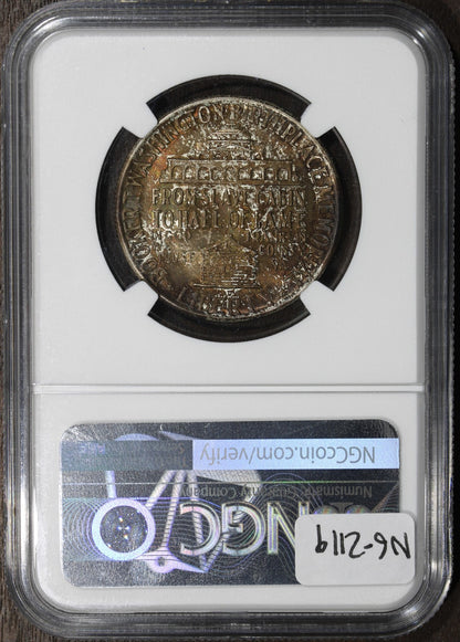 1946-D (MS65) Booker T. Washington Commemorative Half Dollar 50C NGC - Color!
