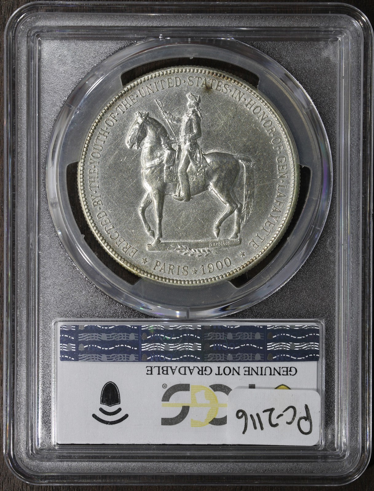 1900 (AU Detail) Lafayette Commemorative Silver Dollar $1 PCGS