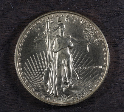 1988 $25 1/2 Oz American Gold Eagle - BU Uncirculated Key Date