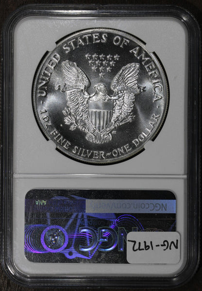 1988 (MS70) American Silver Eagle $1 ASE NGC - Flawless 70!