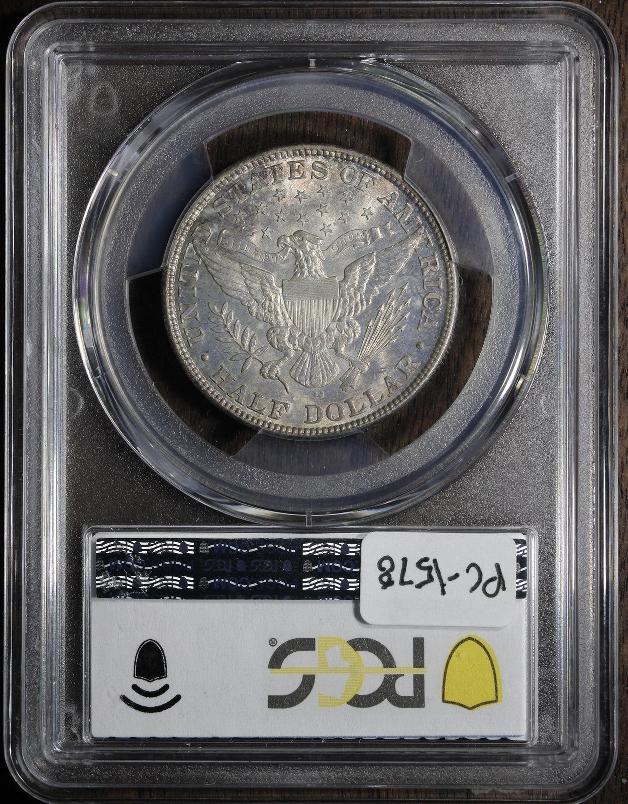 1908-D (MS65) Barber Half Dollar 50C PCGS - Gem Barber Half