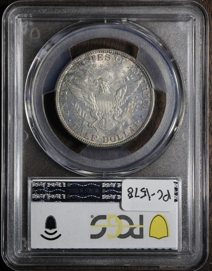 1908-D (MS65) Barber Half Dollar 50C PCGS - Gem Barber Half