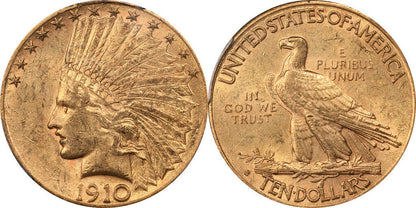 1910-S (MS61) Indian Gold Eagle $10 PCGS - Better S Mint