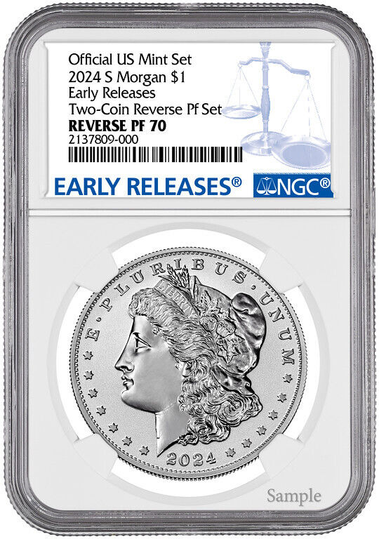 2024-S (RP70) Reverse Proof Morgan & Peace Dollars NGC ER Early Releases