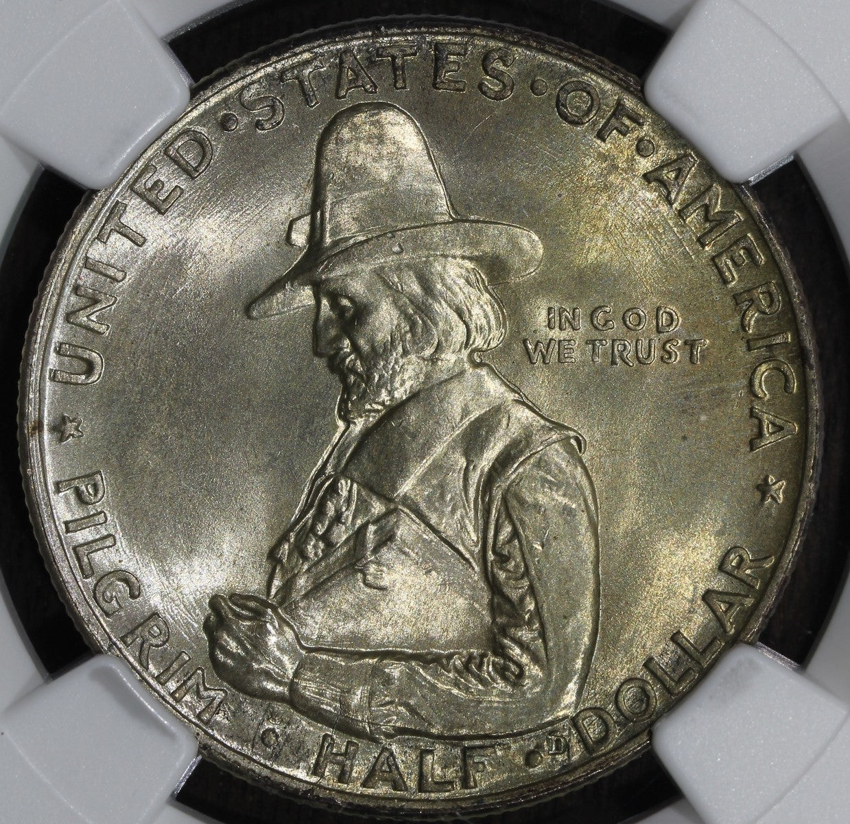 1920 (MS66+) Pilgrim Commemorative Half Dollar 50C NGC - Superb Gem!