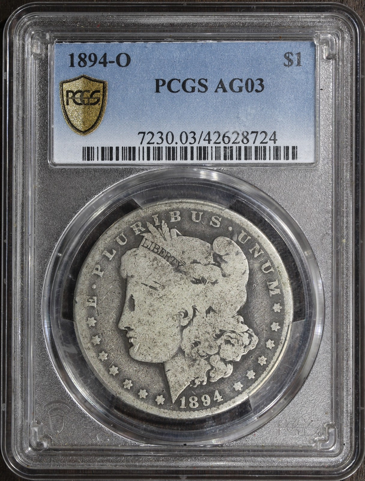 1894-O (AG03) Morgan Silver Dollar $1 PCGS - Better Date