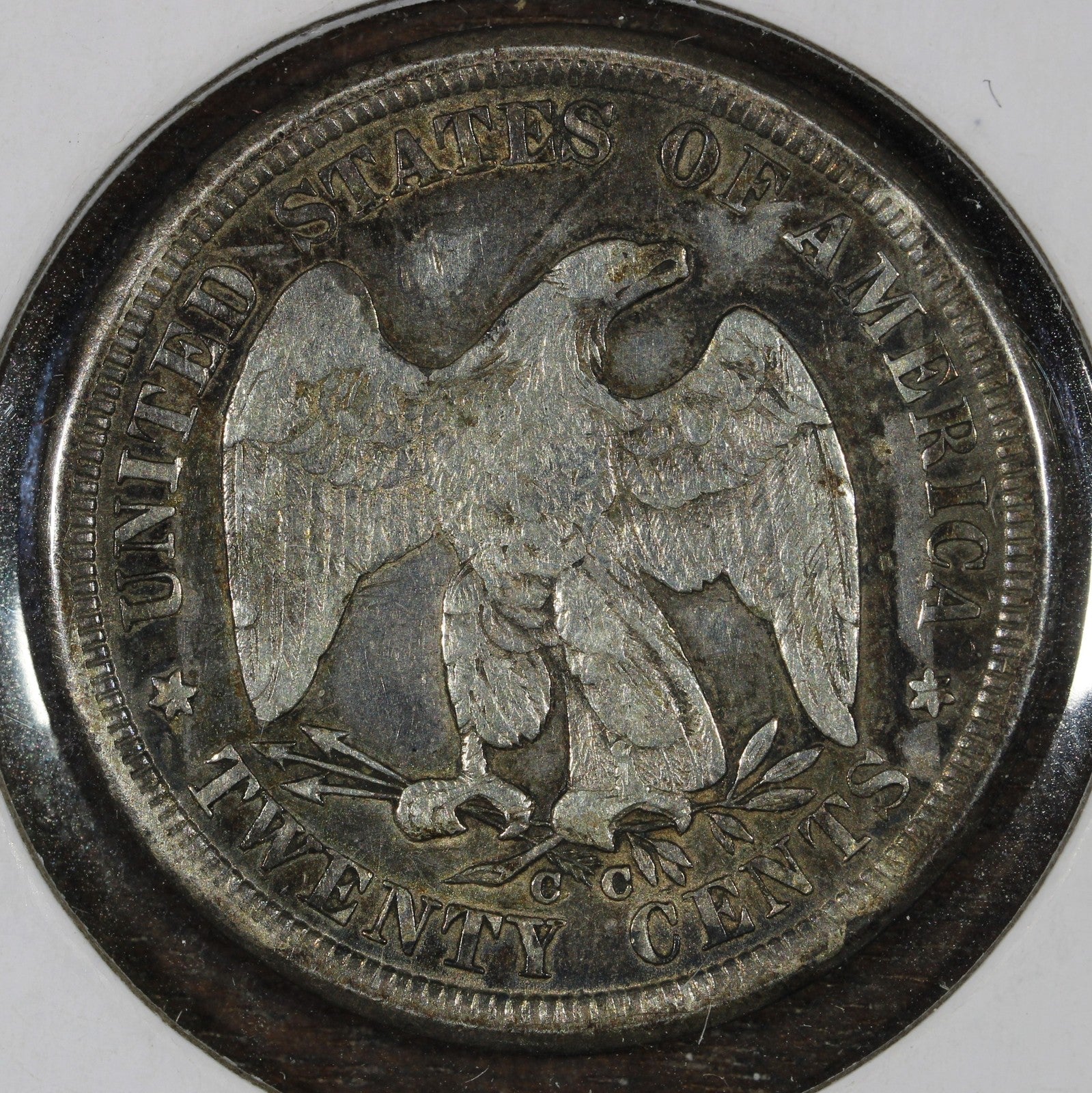 1875-CC 20 Cent Piece 20C XF - Nice Carson City Piece