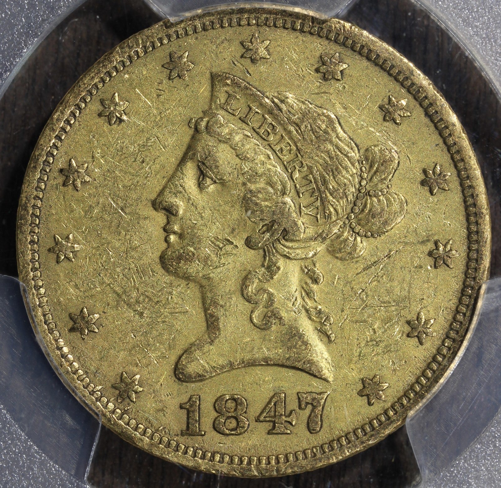 1847-O (VF35) Liberty Head Gold Eagle $10 PCGS - New Orleans