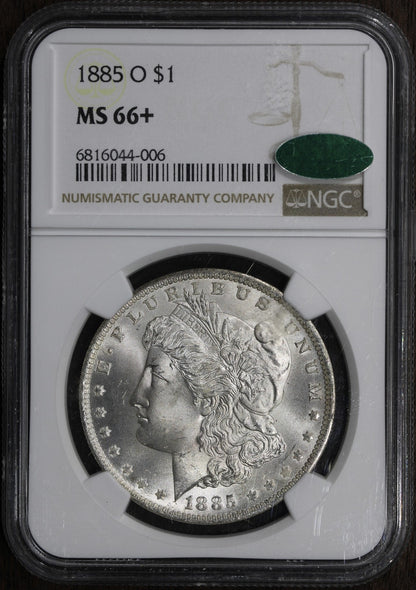 1885-O (MS66+ CAC) Morgan Silver Dollar $1 NGC - Super Gem