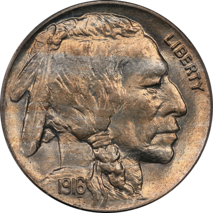 1916 (MS66) Buffalo Nickel 5C PCGS - OGH