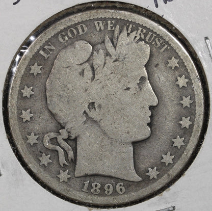 1896-S Barber Half Dollar 50C G - Key Date !