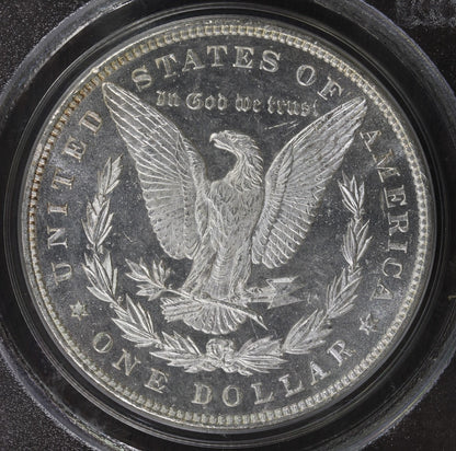 1885 (MS64 DMPL CAC) Morgan Silver Dollar $1 PCGS - Great Contrast