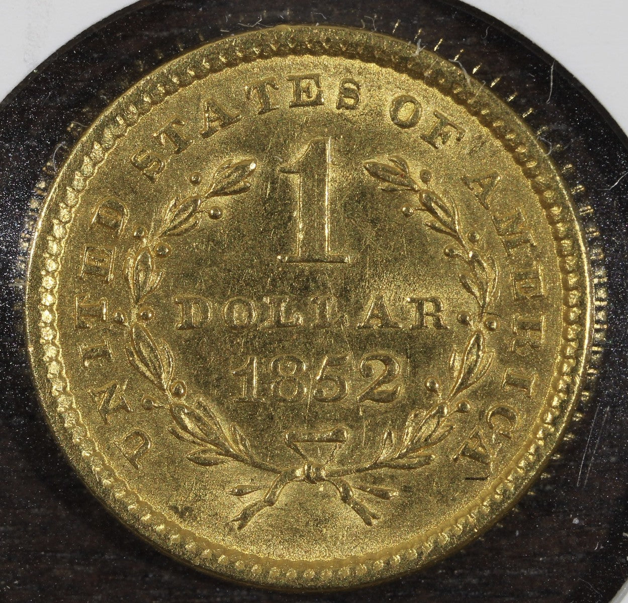 1852 Type 1 Liberty Head Gold Dollar G$1 BU Uncirculated