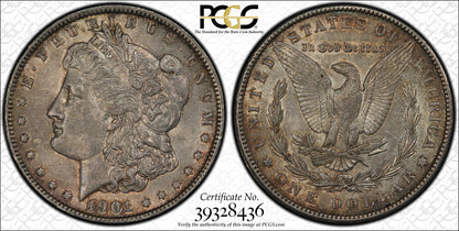 1901 (AU58 CAC) Morgan Silver Dollar $1 PCGS - VAM 3 Shifted Eagle Doubled Die