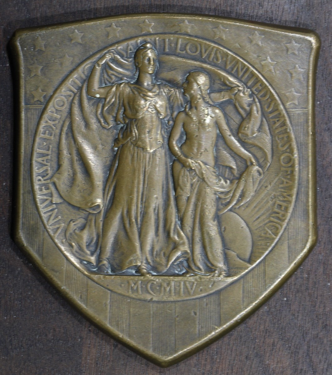 1904 Louisiana Purchase Exposition Shield Commemorative medal Grand Prize