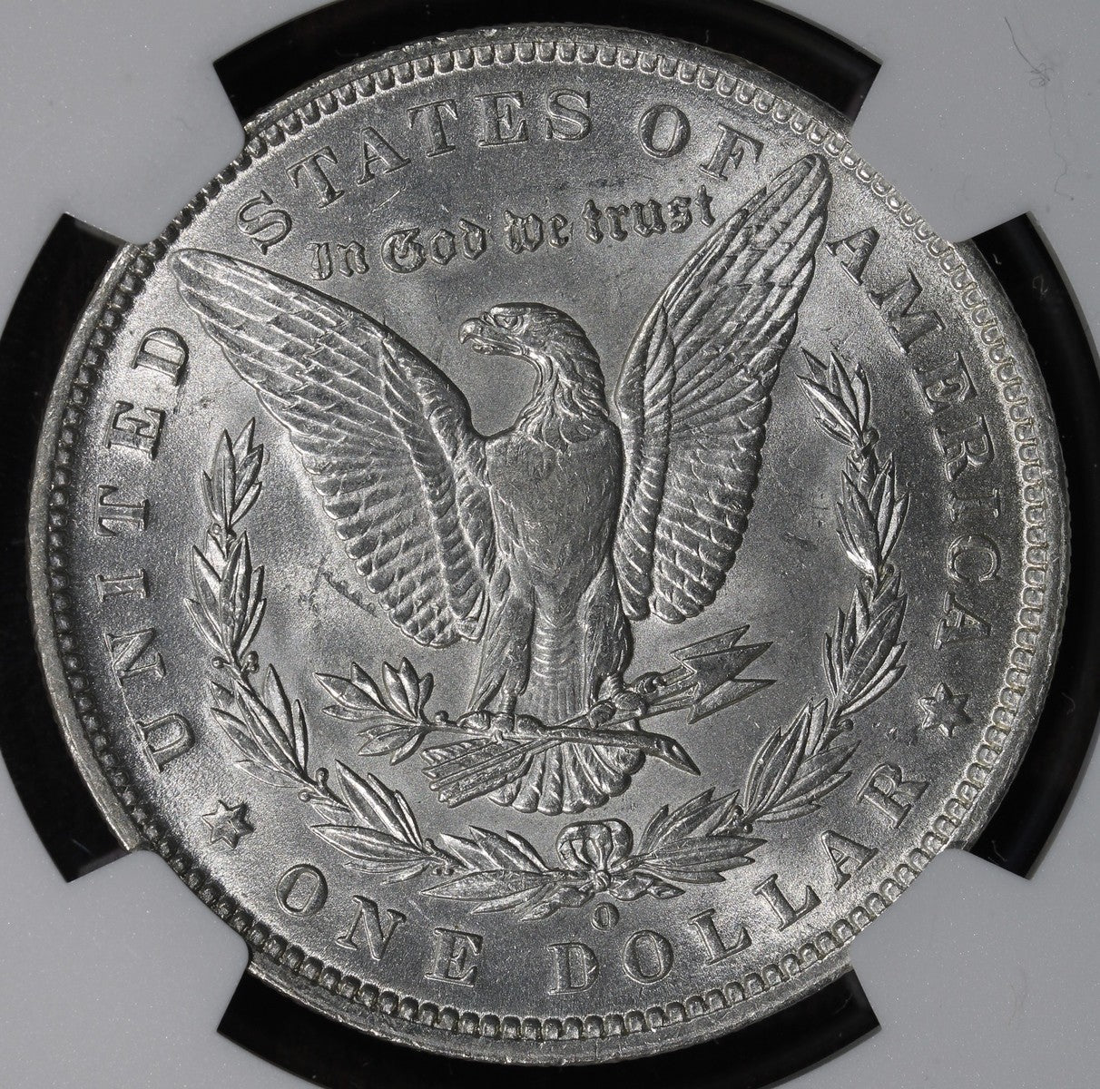 1889-O (MS62) Morgan Silver Dollar $1 NGC - Semi Key Date Blast White