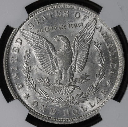 1889-O (MS62) Morgan Silver Dollar $1 NGC - Semi Key Date Blast White