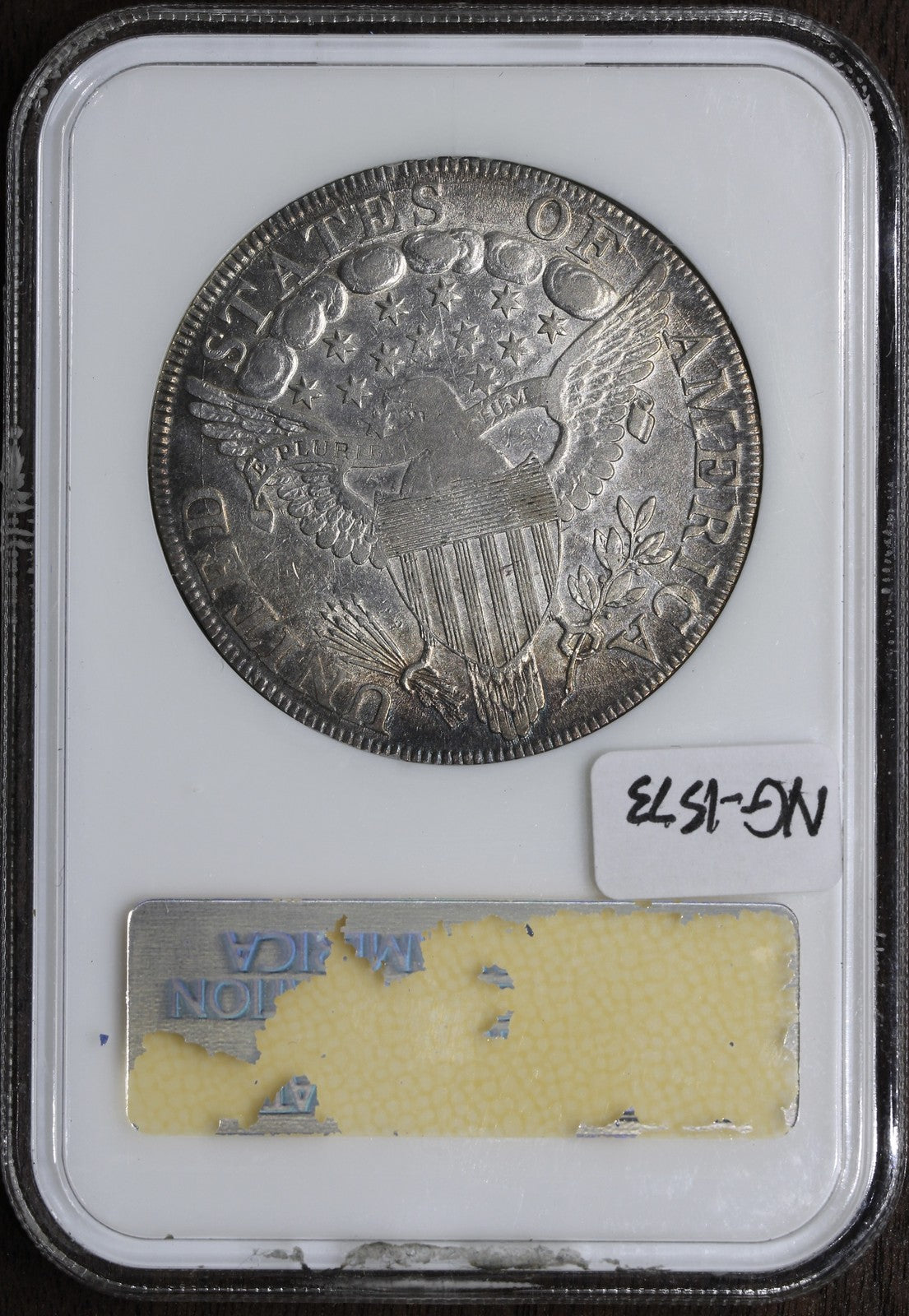 1798 (XF45 CAC) Draped Bust Silver Dollar $1 NGC - Large Eagle