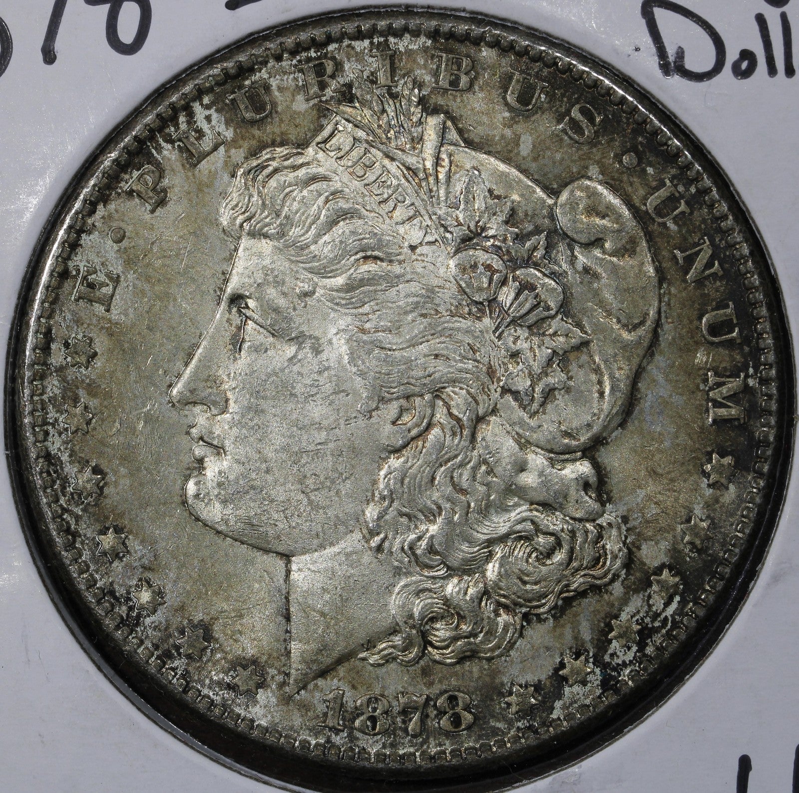 1878-S Morgan Silver Dollar $1 BU Uncirculated Toned