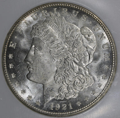 1921-D (MS64 CAC) Morgan Silver Dollar $1 NGC - Extremely PQ