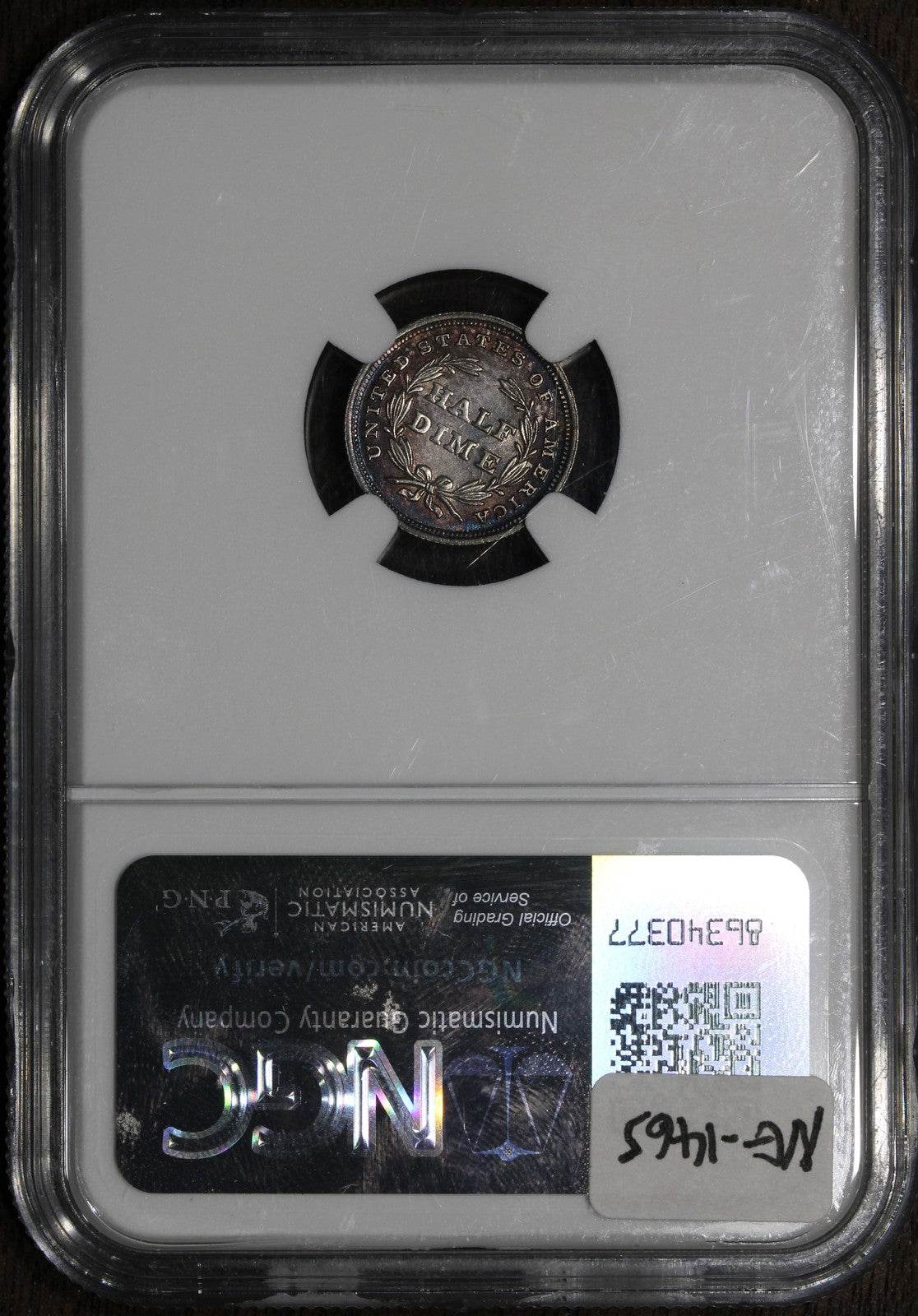 1837 (MS66) Seated Half Dime H10C NGC - Small Date, One Year Type