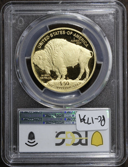 2008-W (PR70 DCAM) American Gold 1 oz Proof Buffalo $50 PCGS - .9999