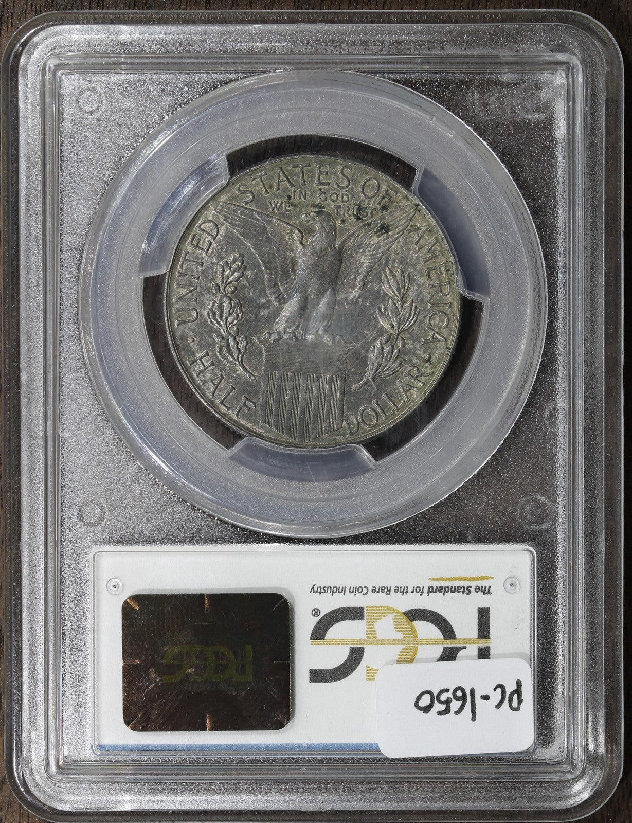 1915-S (MS63) Panama Pacific Commemorative Silver Half Dollar 50C PCGS - Toned