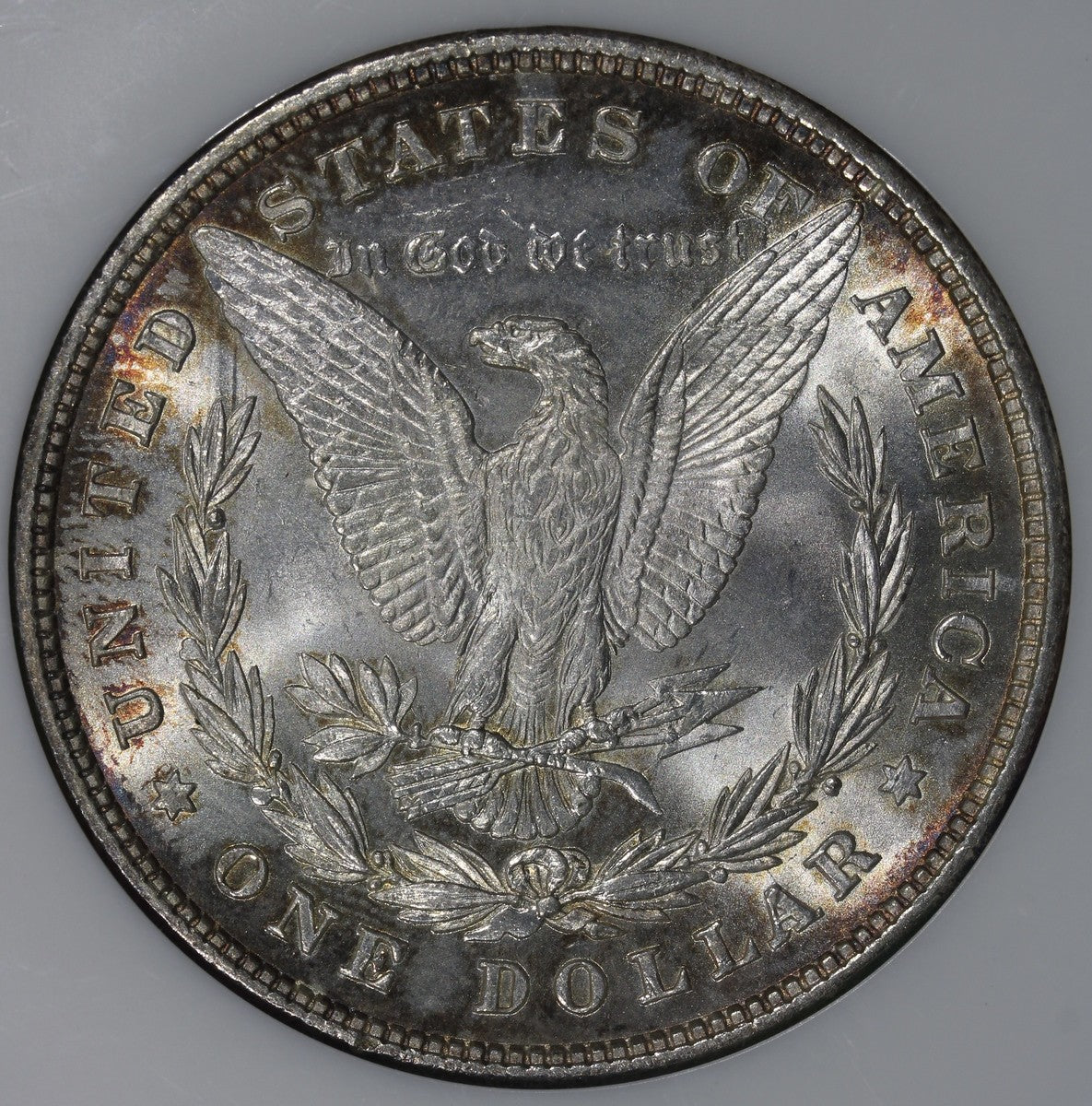 1878 (MS63 CAC) Morgan Silver Dollar $1 NGC - 8 Tailfeathers 8TF