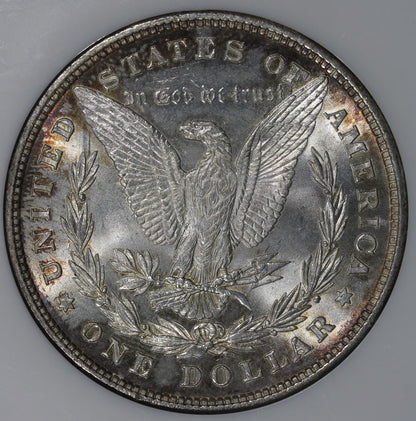 1878 (MS63 CAC) Morgan Silver Dollar $1 NGC - 8 Tailfeathers 8TF