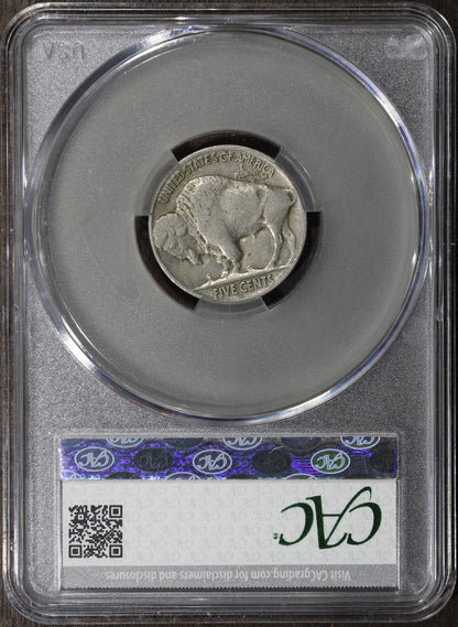 1920-D (F15 CAC) Buffalo Nickel 5C CACG