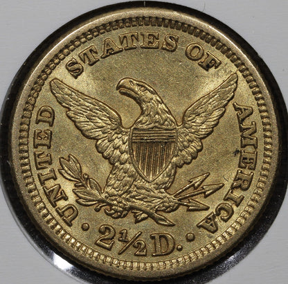 1906 Liberty Head Gold Quarter Eagle $2.50 - BU Uncirculated