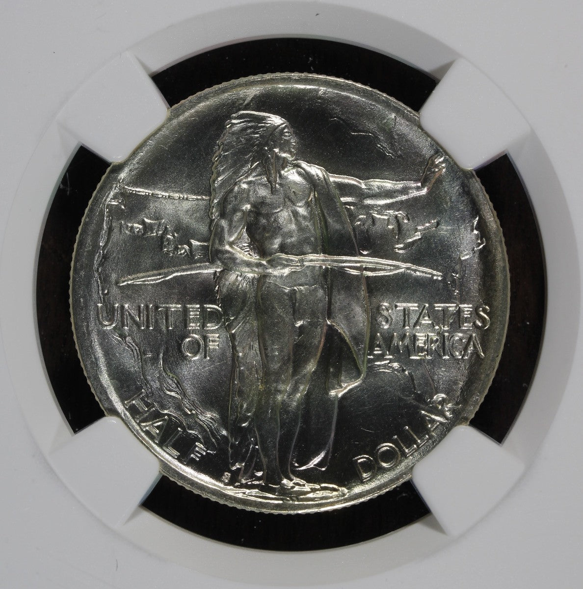 1936-S (MS67) Oregon Trail Commemorative Half Dollar 50C NGC - Blast White