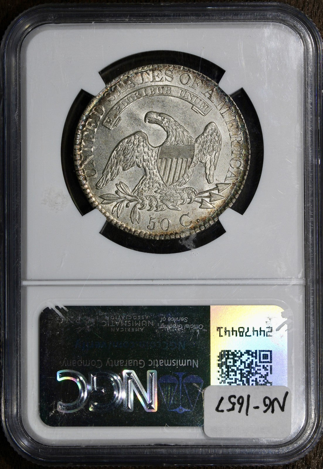 1826 (MS62) Capped Bust Half Dollar 50C NGC - Tough in Mint State