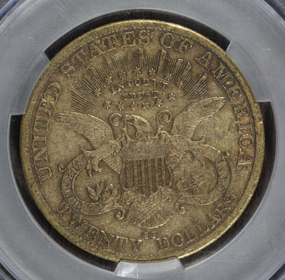 1890-CC (XF45 CAC) Liberty Head Gold Double Eagle $20 CACG - Carson City Gold
