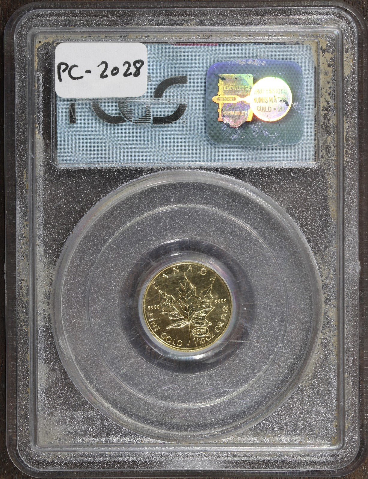 1999 (Gem Uncirculated) World Trade Center Recovery 1/10 oz Gold Maple PCGS