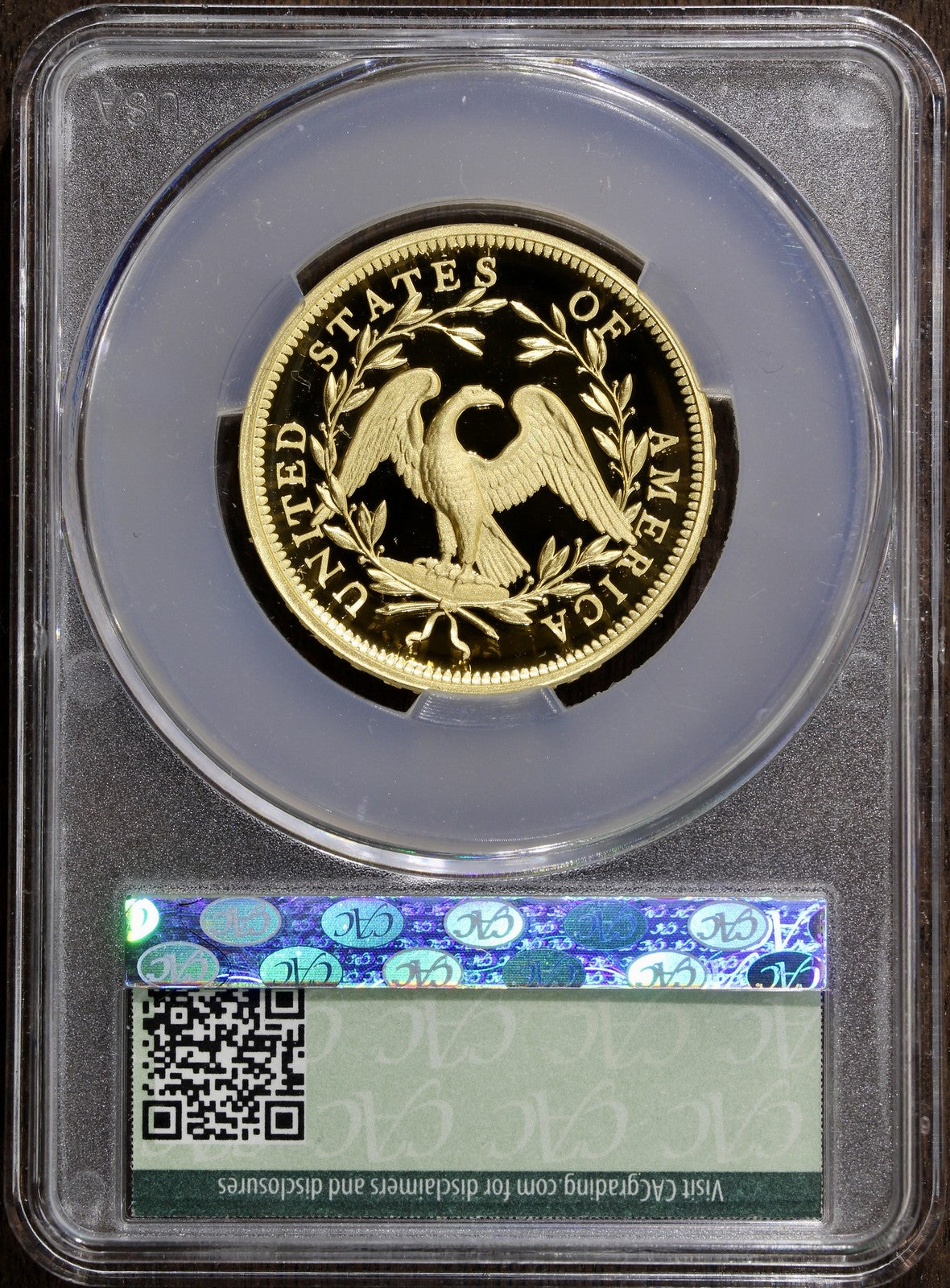 2024-W (PR70 DCAM) Flowing Hair $1 Gold Coin - 230th Anniversary - CACG FDOD