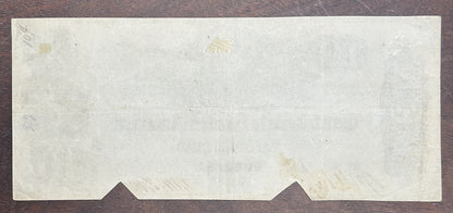 1861 $10 Confederate States of America Bank Note - 10 Dollars Cancelled