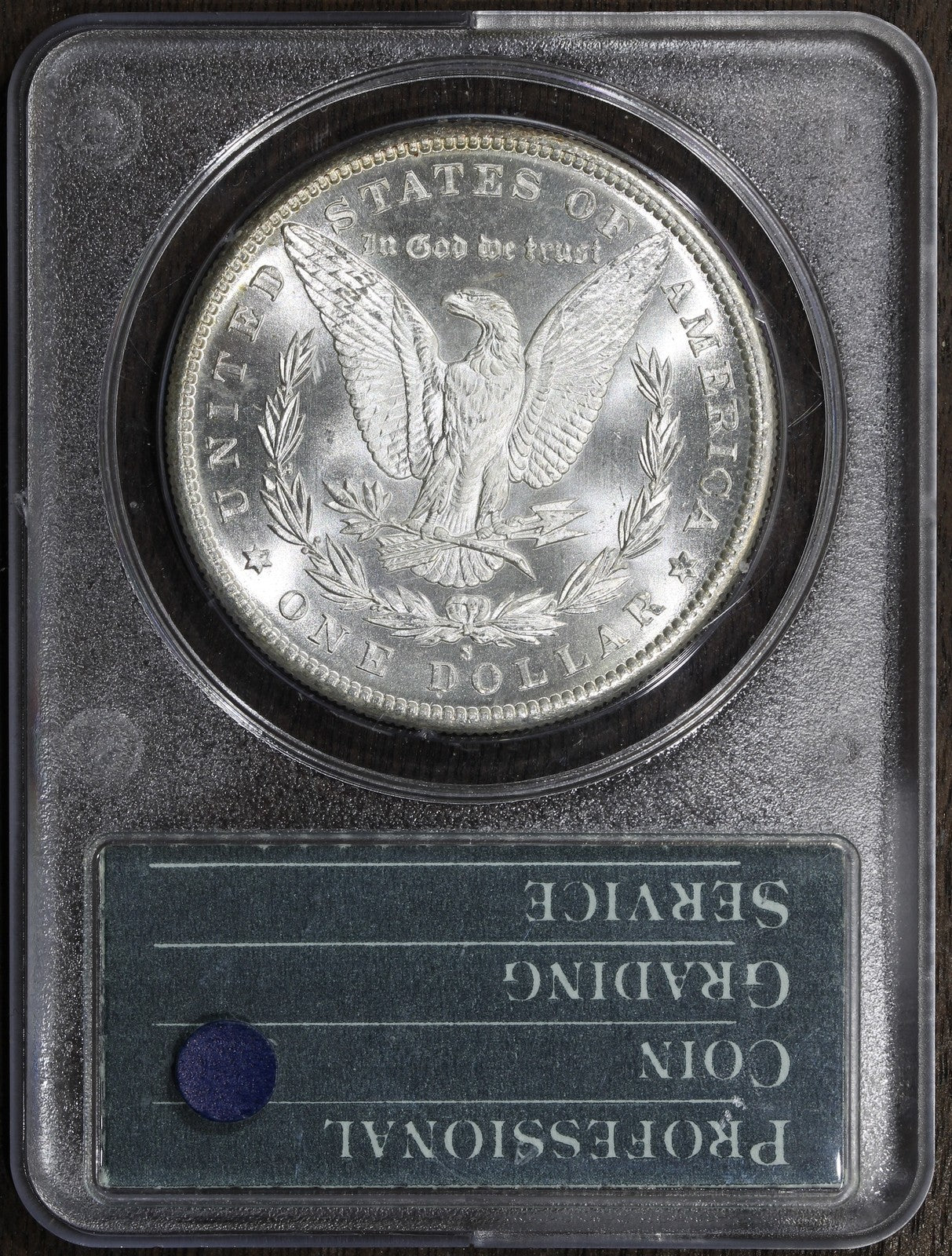 1880-S (MS64 CAC) Morgan Silver Dollar $1 PCGS Rattler