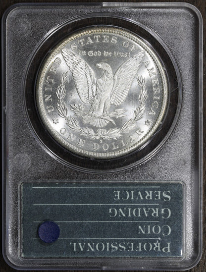 1880-S (MS64 CAC) Morgan Silver Dollar $1 PCGS Rattler