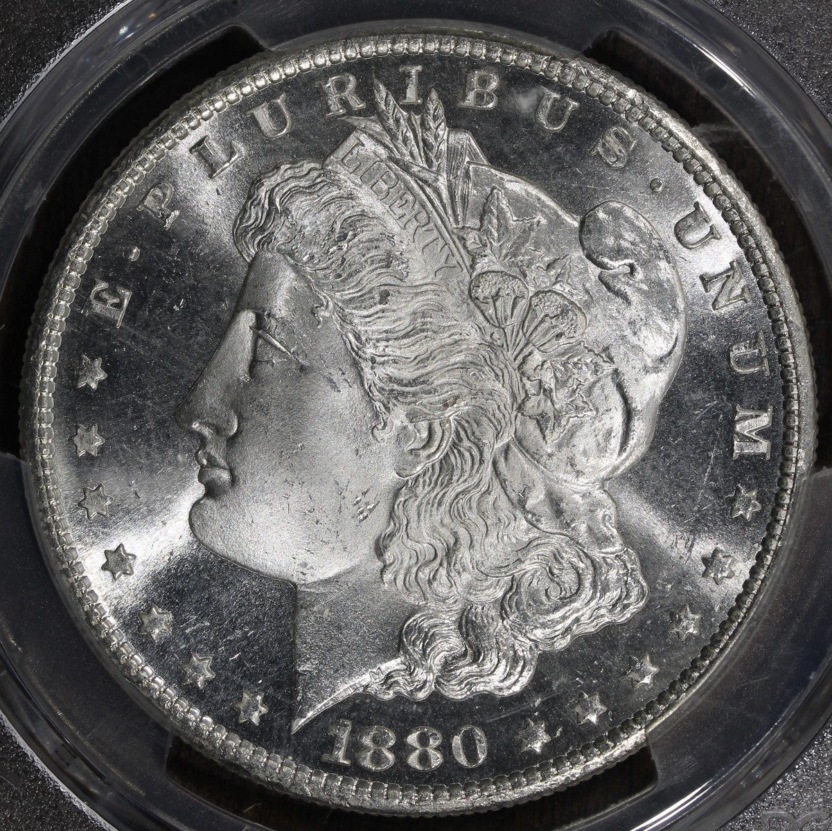 1880-S (MS65 CAC) Morgan Silver Dollar $1 PCGS - Much Nicer Than A 65