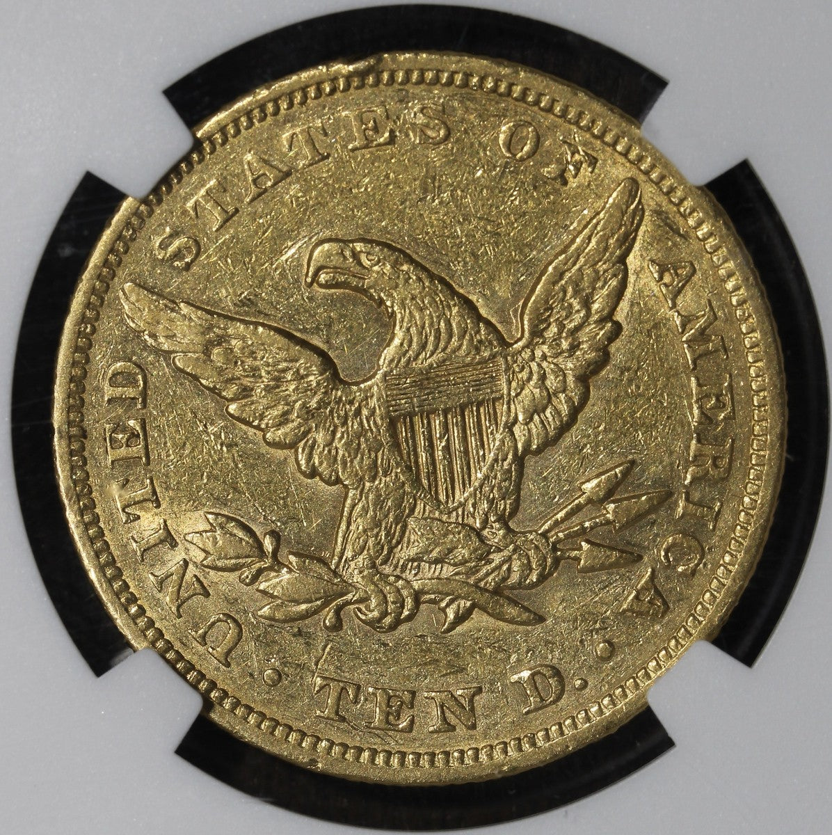 1849 (AU50) Liberty Head Gold Eagle $10 NGC - Early Date